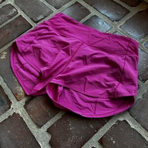 Lululemon Speed Up High Rise Lined Short 4”